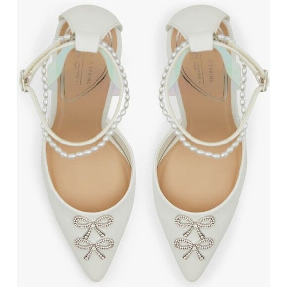 NEW! Women's Call It Spring White High Heel Pumps, Size 10 - Picture 6 of 12